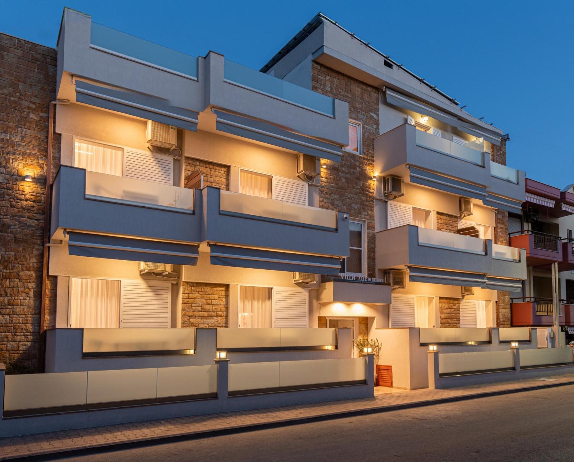 Villa Zoe On The Beach سارتي المظهر الخارجي الصورة